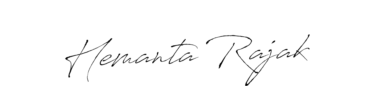 Design your own signature with our free online signature maker. With this signature software, you can create a handwritten (Antro_Vectra) signature for name Hemanta Rajak. Hemanta Rajak signature style 6 images and pictures png