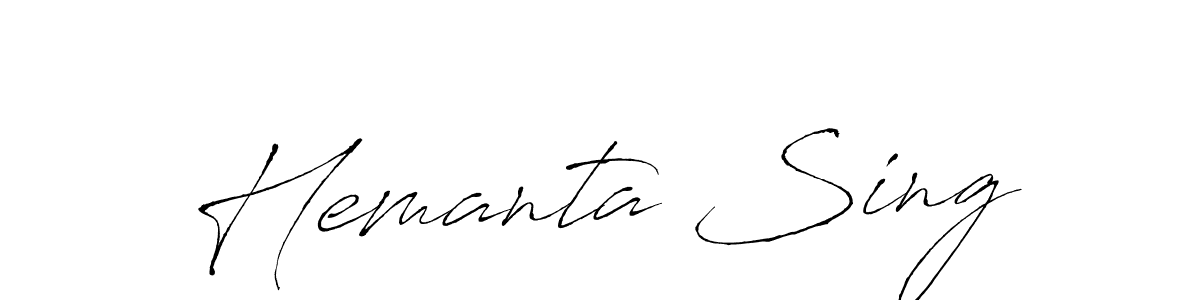 How to make Hemanta Sing signature? Antro_Vectra is a professional autograph style. Create handwritten signature for Hemanta Sing name. Hemanta Sing signature style 6 images and pictures png