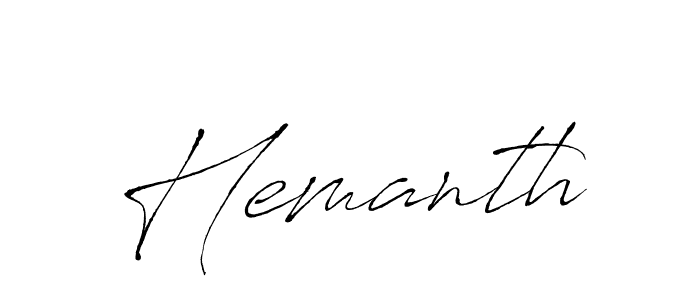 How to make Hemanth signature? Antro_Vectra is a professional autograph style. Create handwritten signature for Hemanth name. Hemanth signature style 6 images and pictures png