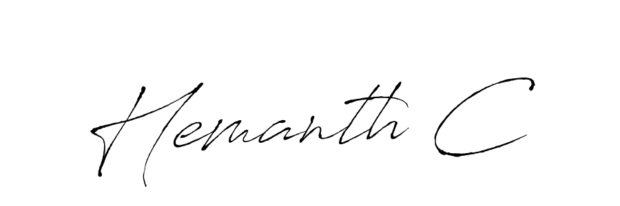 if you are searching for the best signature style for your name Hemanth C. so please give up your signature search. here we have designed multiple signature styles  using Antro_Vectra. Hemanth C signature style 6 images and pictures png