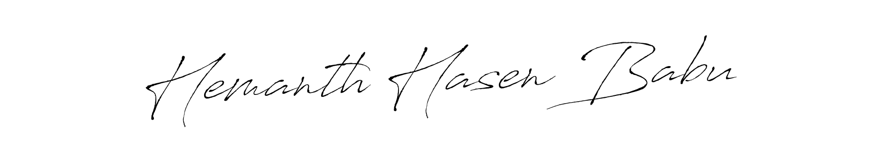 Also You can easily find your signature by using the search form. We will create Hemanth Hasen Babu name handwritten signature images for you free of cost using Antro_Vectra sign style. Hemanth Hasen Babu signature style 6 images and pictures png