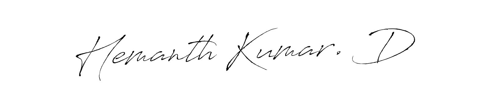 How to make Hemanth Kumar. D name signature. Use Antro_Vectra style for creating short signs online. This is the latest handwritten sign. Hemanth Kumar. D signature style 6 images and pictures png