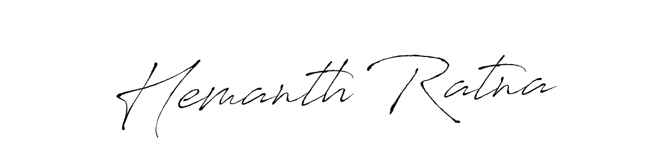 Create a beautiful signature design for name Hemanth Ratna. With this signature (Antro_Vectra) fonts, you can make a handwritten signature for free. Hemanth Ratna signature style 6 images and pictures png
