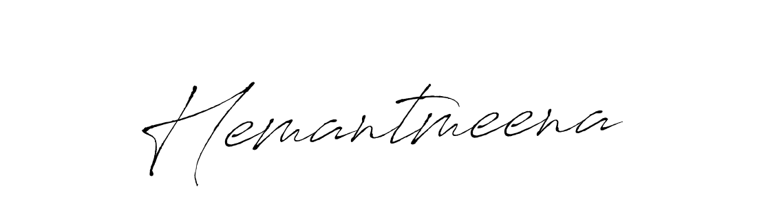 Similarly Antro_Vectra is the best handwritten signature design. Signature creator online .You can use it as an online autograph creator for name Hemantmeena. Hemantmeena signature style 6 images and pictures png