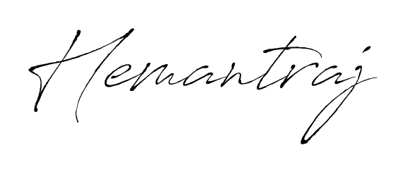 Discover the perfect balance of readability and style for Hemantraj with Antro_Vectra font. Create your dream signature today. Hemantraj signature style 6 images and pictures png