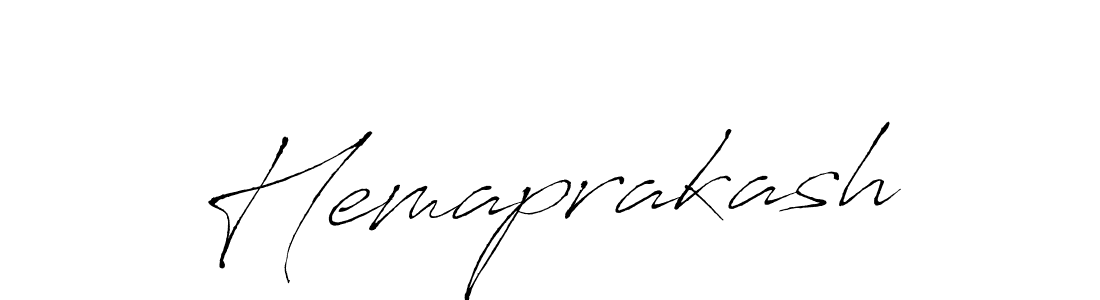 Design your own signature with our free online signature maker. With this signature software, you can create a handwritten (Antro_Vectra) signature for name Hemaprakash. Hemaprakash signature style 6 images and pictures png