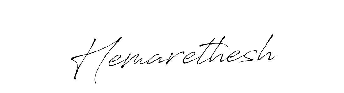 How to make Hemarethesh signature? Antro_Vectra is a professional autograph style. Create handwritten signature for Hemarethesh name. Hemarethesh signature style 6 images and pictures png