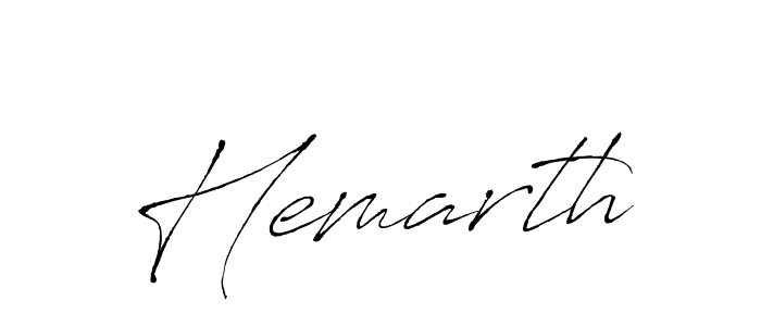 How to make Hemarth name signature. Use Antro_Vectra style for creating short signs online. This is the latest handwritten sign. Hemarth signature style 6 images and pictures png