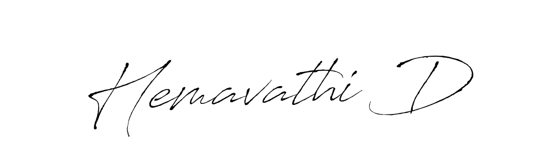 Make a beautiful signature design for name Hemavathi D. Use this online signature maker to create a handwritten signature for free. Hemavathi D signature style 6 images and pictures png