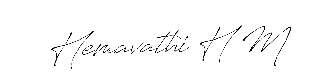 How to Draw Hemavathi H M signature style? Antro_Vectra is a latest design signature styles for name Hemavathi H M. Hemavathi H M signature style 6 images and pictures png