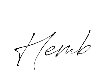 Make a beautiful signature design for name Hemb. Use this online signature maker to create a handwritten signature for free. Hemb signature style 6 images and pictures png