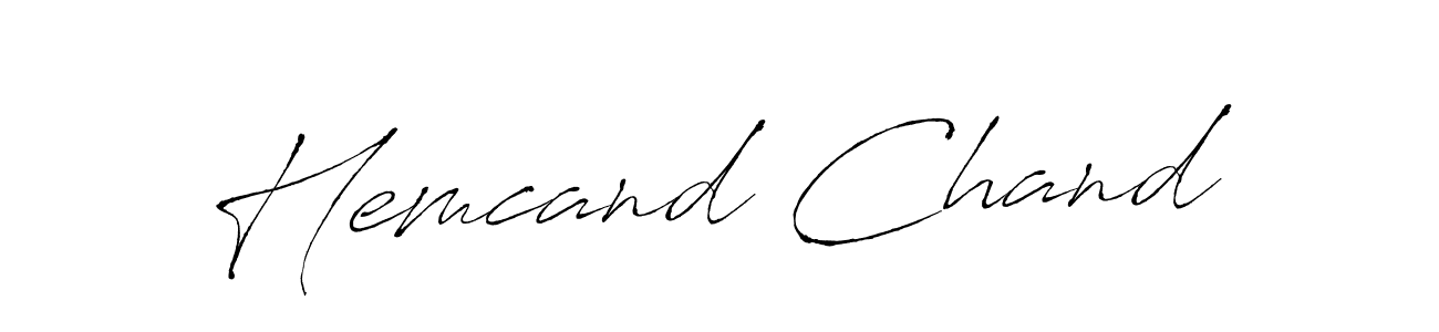 Use a signature maker to create a handwritten signature online. With this signature software, you can design (Antro_Vectra) your own signature for name Hemcand Chand. Hemcand Chand signature style 6 images and pictures png