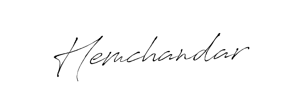 Antro_Vectra is a professional signature style that is perfect for those who want to add a touch of class to their signature. It is also a great choice for those who want to make their signature more unique. Get Hemchandar name to fancy signature for free. Hemchandar signature style 6 images and pictures png