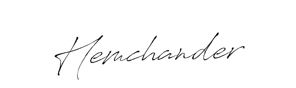 You should practise on your own different ways (Antro_Vectra) to write your name (Hemchander) in signature. don't let someone else do it for you. Hemchander signature style 6 images and pictures png