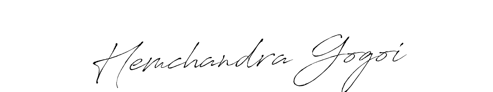 Similarly Antro_Vectra is the best handwritten signature design. Signature creator online .You can use it as an online autograph creator for name Hemchandra Gogoi. Hemchandra Gogoi signature style 6 images and pictures png