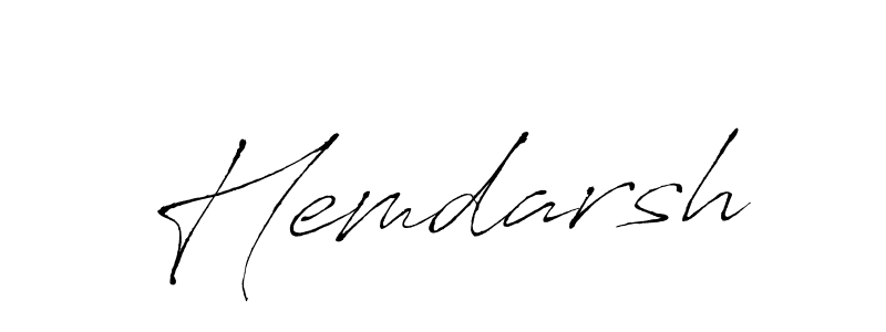 Create a beautiful signature design for name Hemdarsh. With this signature (Antro_Vectra) fonts, you can make a handwritten signature for free. Hemdarsh signature style 6 images and pictures png