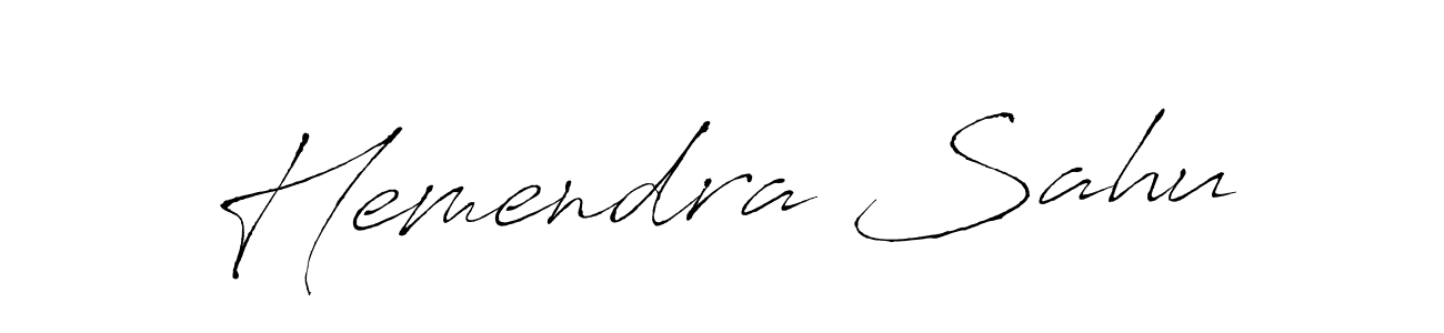 You can use this online signature creator to create a handwritten signature for the name Hemendra Sahu. This is the best online autograph maker. Hemendra Sahu signature style 6 images and pictures png