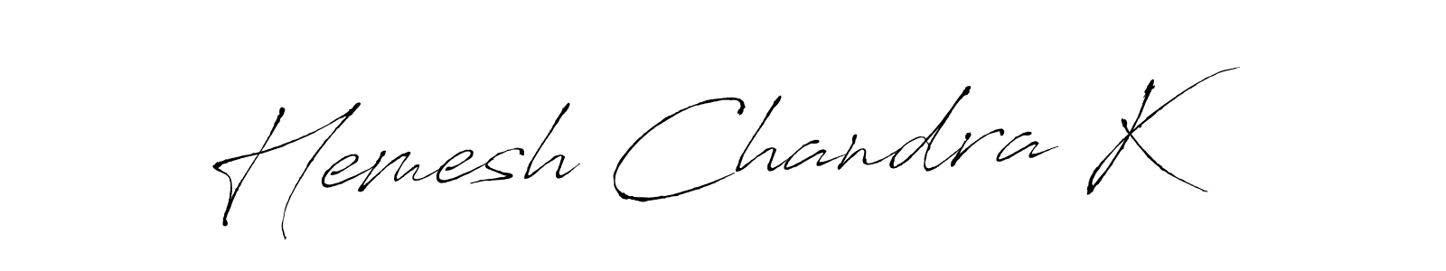 How to Draw Hemesh Chandra K signature style? Antro_Vectra is a latest design signature styles for name Hemesh Chandra K. Hemesh Chandra K signature style 6 images and pictures png