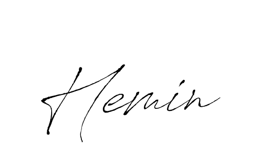Also we have Hemin name is the best signature style. Create professional handwritten signature collection using Antro_Vectra autograph style. Hemin signature style 6 images and pictures png