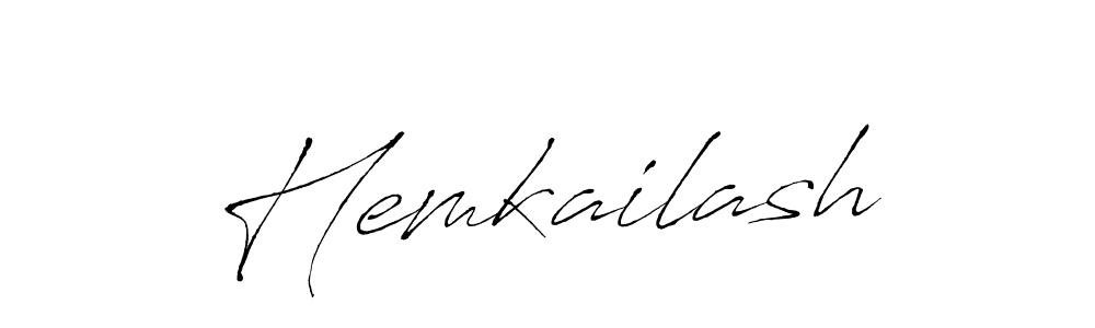 How to make Hemkailash signature? Antro_Vectra is a professional autograph style. Create handwritten signature for Hemkailash name. Hemkailash signature style 6 images and pictures png