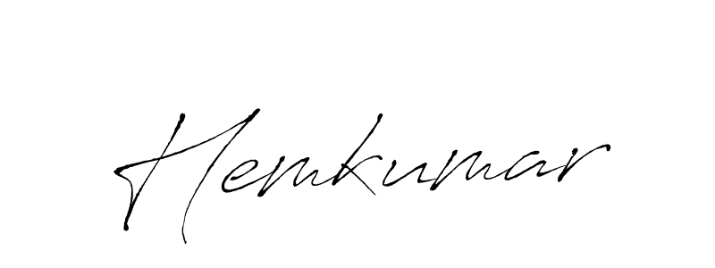 Use a signature maker to create a handwritten signature online. With this signature software, you can design (Antro_Vectra) your own signature for name Hemkumar. Hemkumar signature style 6 images and pictures png