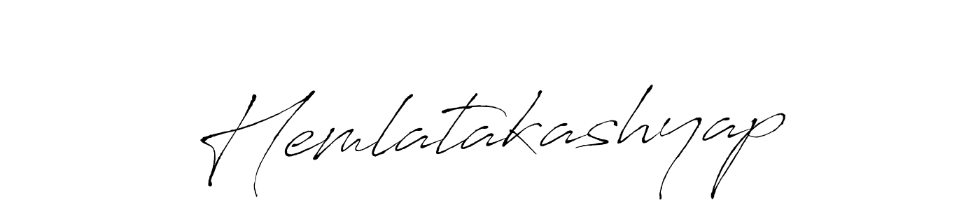 How to make Hemlatakashyap signature? Antro_Vectra is a professional autograph style. Create handwritten signature for Hemlatakashyap name. Hemlatakashyap signature style 6 images and pictures png