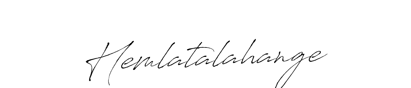 It looks lik you need a new signature style for name Hemlatalahange. Design unique handwritten (Antro_Vectra) signature with our free signature maker in just a few clicks. Hemlatalahange signature style 6 images and pictures png