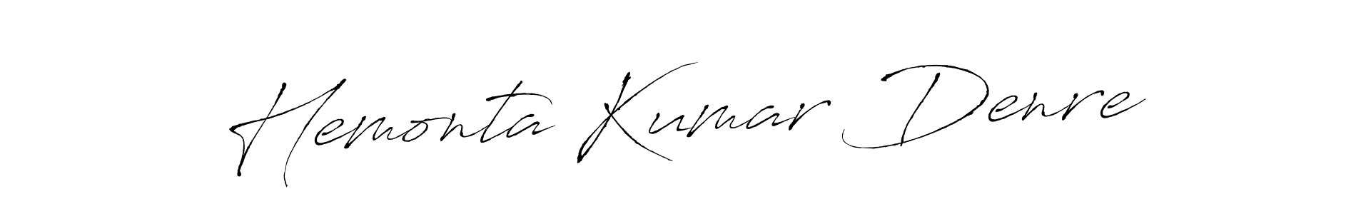 Also we have Hemonta Kumar Denre name is the best signature style. Create professional handwritten signature collection using Antro_Vectra autograph style. Hemonta Kumar Denre signature style 6 images and pictures png