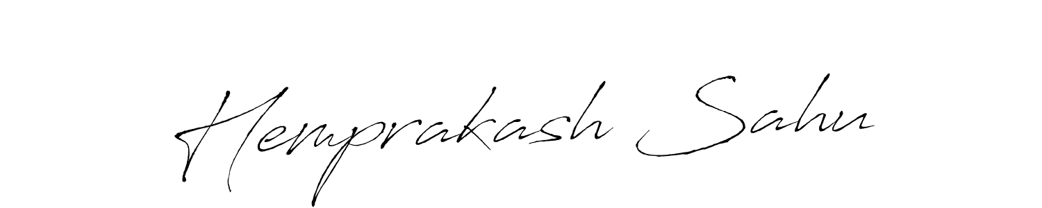 Also You can easily find your signature by using the search form. We will create Hemprakash Sahu name handwritten signature images for you free of cost using Antro_Vectra sign style. Hemprakash Sahu signature style 6 images and pictures png
