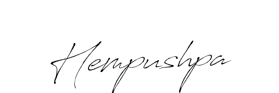 How to make Hempushpa signature? Antro_Vectra is a professional autograph style. Create handwritten signature for Hempushpa name. Hempushpa signature style 6 images and pictures png