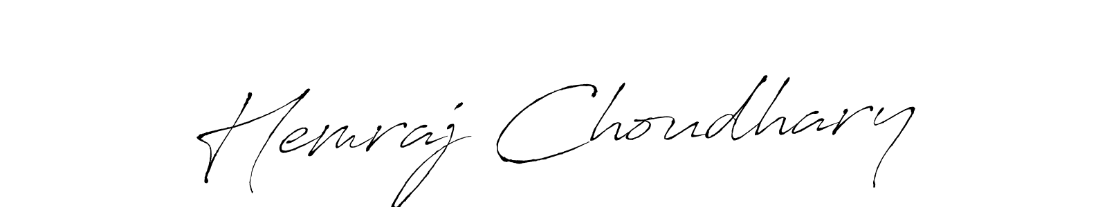 Use a signature maker to create a handwritten signature online. With this signature software, you can design (Antro_Vectra) your own signature for name Hemraj Choudhary. Hemraj Choudhary signature style 6 images and pictures png