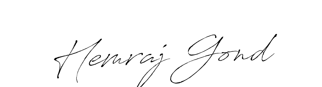 Create a beautiful signature design for name Hemraj Gond. With this signature (Antro_Vectra) fonts, you can make a handwritten signature for free. Hemraj Gond signature style 6 images and pictures png