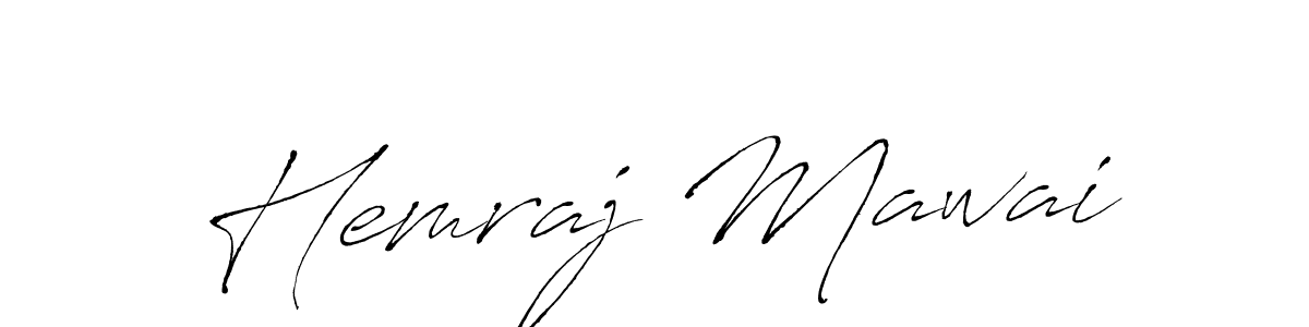 if you are searching for the best signature style for your name Hemraj Mawai. so please give up your signature search. here we have designed multiple signature styles  using Antro_Vectra. Hemraj Mawai signature style 6 images and pictures png