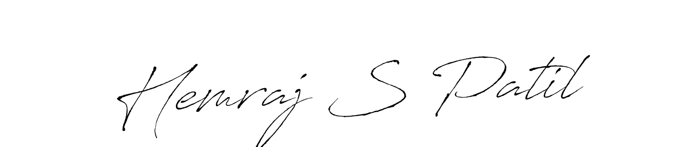 The best way (Antro_Vectra) to make a short signature is to pick only two or three words in your name. The name Hemraj S Patil include a total of six letters. For converting this name. Hemraj S Patil signature style 6 images and pictures png