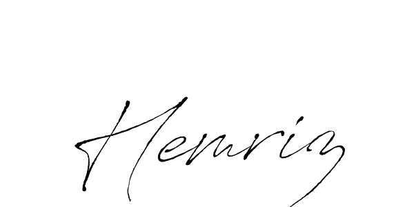 You should practise on your own different ways (Antro_Vectra) to write your name (Hemriz) in signature. don't let someone else do it for you. Hemriz signature style 6 images and pictures png