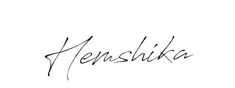 Antro_Vectra is a professional signature style that is perfect for those who want to add a touch of class to their signature. It is also a great choice for those who want to make their signature more unique. Get Hemshika name to fancy signature for free. Hemshika signature style 6 images and pictures png