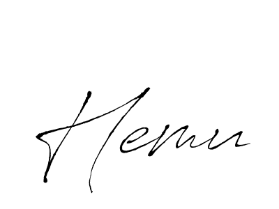 Also we have Hemu name is the best signature style. Create professional handwritten signature collection using Antro_Vectra autograph style. Hemu signature style 6 images and pictures png