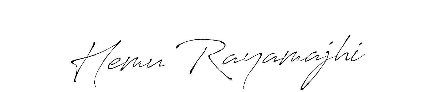 Use a signature maker to create a handwritten signature online. With this signature software, you can design (Antro_Vectra) your own signature for name Hemu Rayamajhi. Hemu Rayamajhi signature style 6 images and pictures png