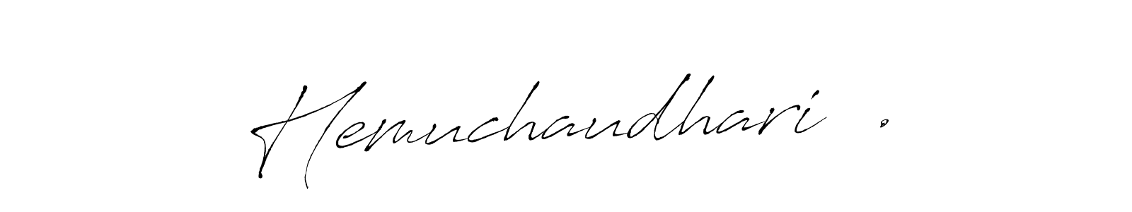 You can use this online signature creator to create a handwritten signature for the name Hemuchaudhari  .. This is the best online autograph maker. Hemuchaudhari  . signature style 6 images and pictures png