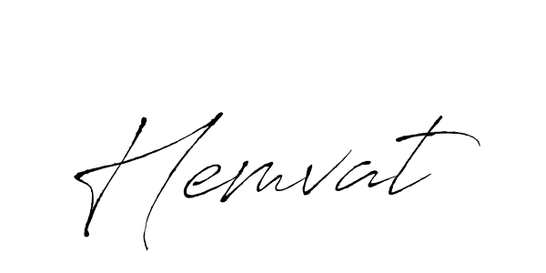 Hemvat stylish signature style. Best Handwritten Sign (Antro_Vectra) for my name. Handwritten Signature Collection Ideas for my name Hemvat. Hemvat signature style 6 images and pictures png