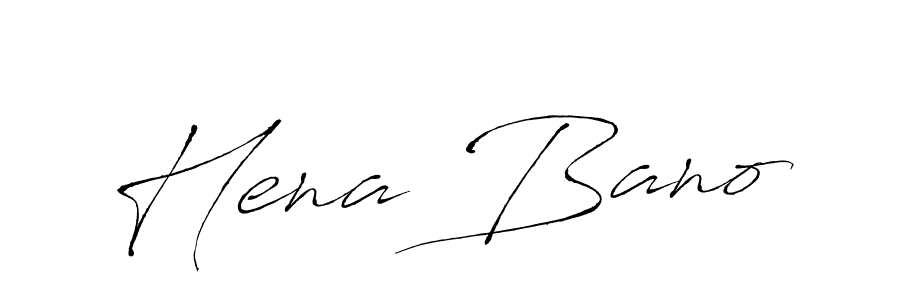 Similarly Antro_Vectra is the best handwritten signature design. Signature creator online .You can use it as an online autograph creator for name Hena Bano. Hena Bano signature style 6 images and pictures png