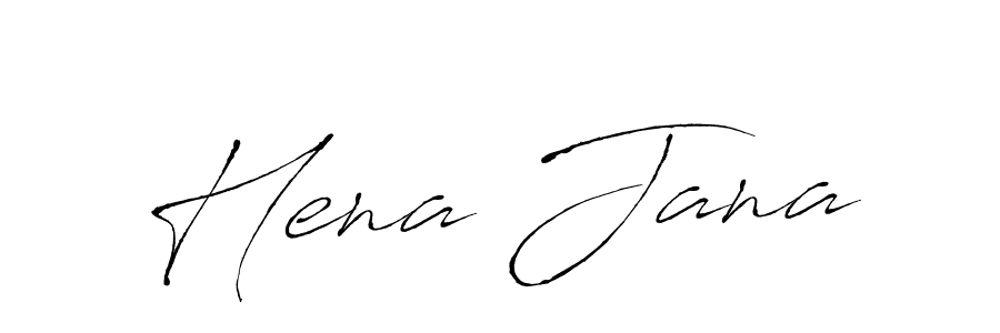 Use a signature maker to create a handwritten signature online. With this signature software, you can design (Antro_Vectra) your own signature for name Hena Jana. Hena Jana signature style 6 images and pictures png