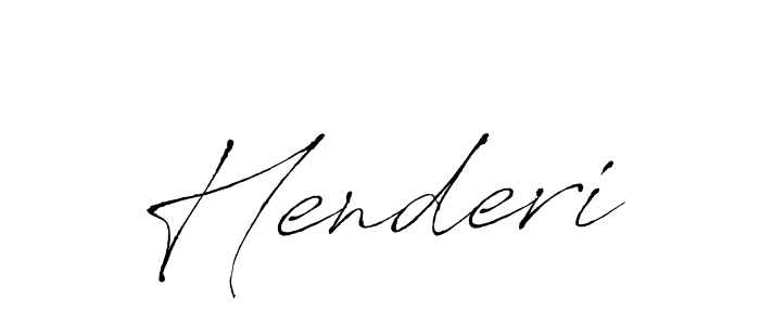 Similarly Antro_Vectra is the best handwritten signature design. Signature creator online .You can use it as an online autograph creator for name Henderi. Henderi signature style 6 images and pictures png