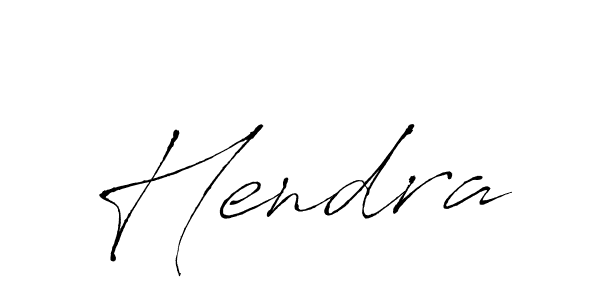 Hendra stylish signature style. Best Handwritten Sign (Antro_Vectra) for my name. Handwritten Signature Collection Ideas for my name Hendra. Hendra signature style 6 images and pictures png