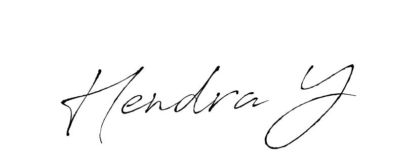It looks lik you need a new signature style for name Hendra Y. Design unique handwritten (Antro_Vectra) signature with our free signature maker in just a few clicks. Hendra Y signature style 6 images and pictures png