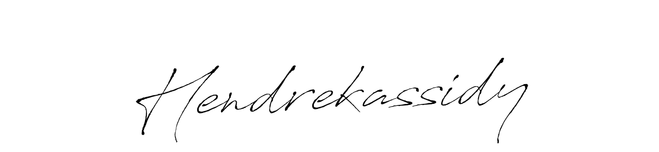 Create a beautiful signature design for name Hendrekassidy. With this signature (Antro_Vectra) fonts, you can make a handwritten signature for free. Hendrekassidy signature style 6 images and pictures png