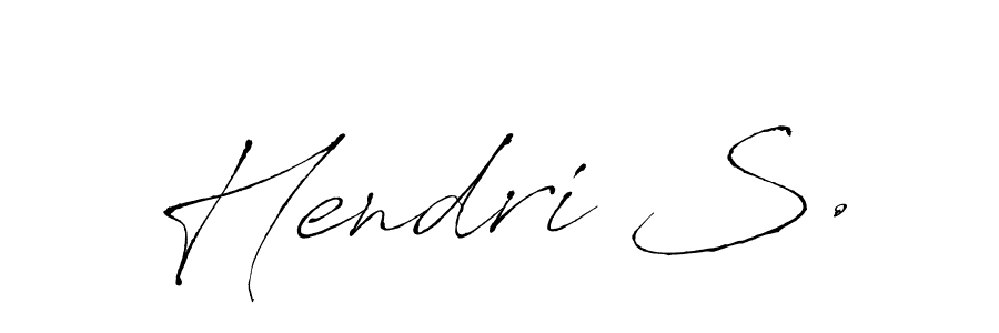 Also we have Hendri S. name is the best signature style. Create professional handwritten signature collection using Antro_Vectra autograph style. Hendri S. signature style 6 images and pictures png