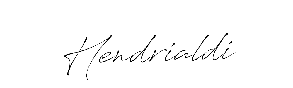 Create a beautiful signature design for name Hendrialdi. With this signature (Antro_Vectra) fonts, you can make a handwritten signature for free. Hendrialdi signature style 6 images and pictures png