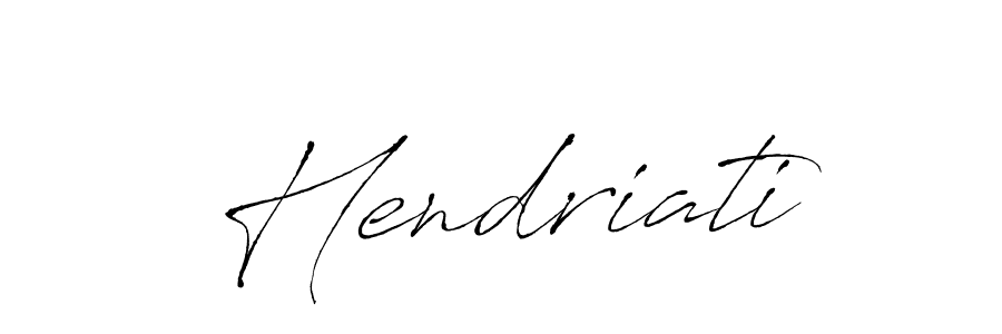 You can use this online signature creator to create a handwritten signature for the name Hendriati. This is the best online autograph maker. Hendriati signature style 6 images and pictures png