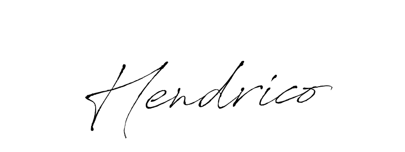 Also we have Hendrico name is the best signature style. Create professional handwritten signature collection using Antro_Vectra autograph style. Hendrico signature style 6 images and pictures png